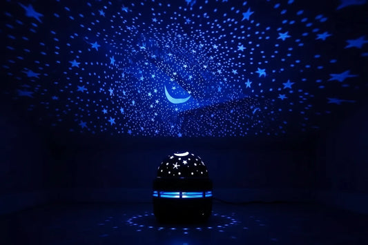 LED Starry Sky Night Lights USB Projector Lamp Magic Ball Moon Star Christmas Lights Home Room Atmosphere Decorations