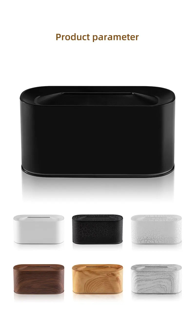 Essential Oil Diffuser,Flame Colorful Water Vapor Fire Humidifier for Aromatherapy Aroma Therapy Machine Room,Flame Diffuser