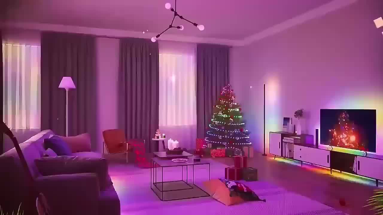 4 Rolls Of 16.4FT, 4 Rolls Of 25FT,4 Rolls Of 32.8FT,4 Rolls Of 50FT LED Lights For Bedroom, 3030,16 LEDs/3.3FT,Music Sync Color Changing, Smart App Control With Remote, Ultra-Long LED Strip Lights For Party, Home,Birthday,We